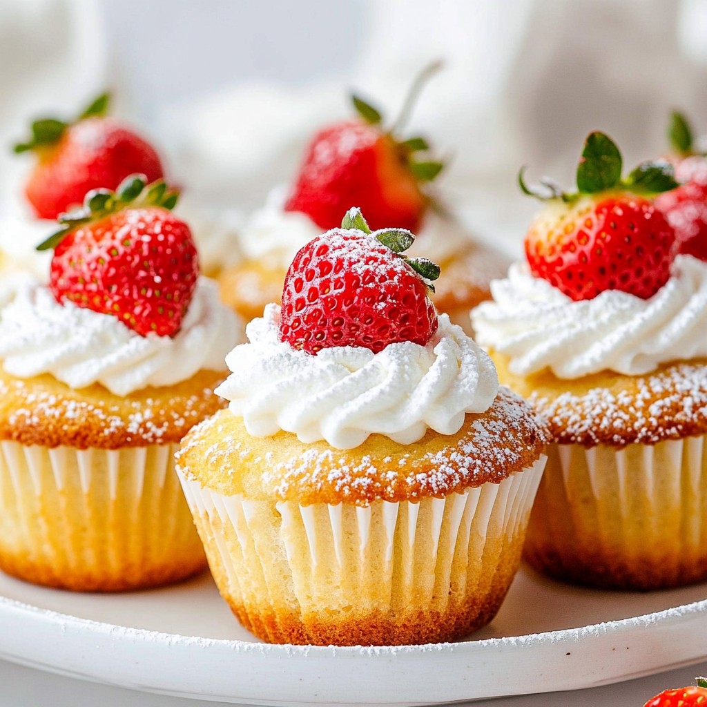 Strawberry Shortcake Muffins Juicy and Delightful Treat