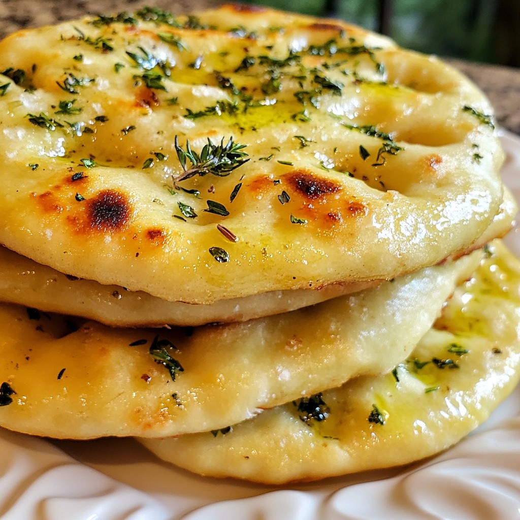 Garlic Herb Flatbread Flavorful and Simple Recipe