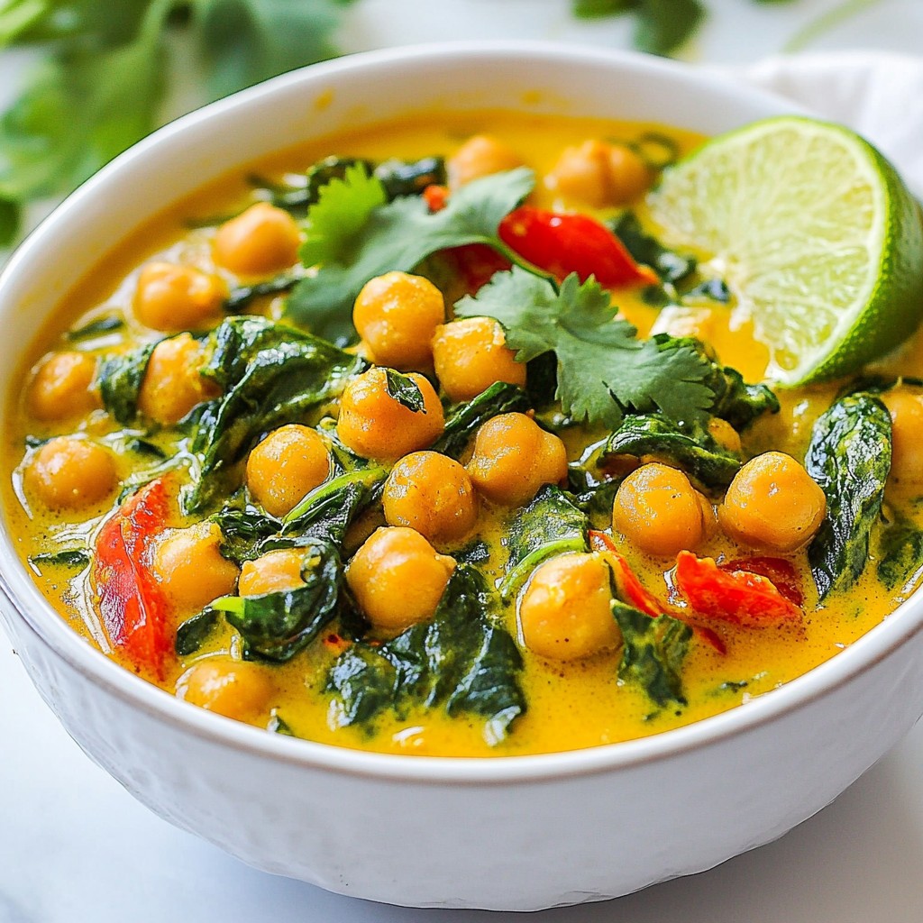 Coconut Curry Chickpea Stew Rich and Flavorful Delight