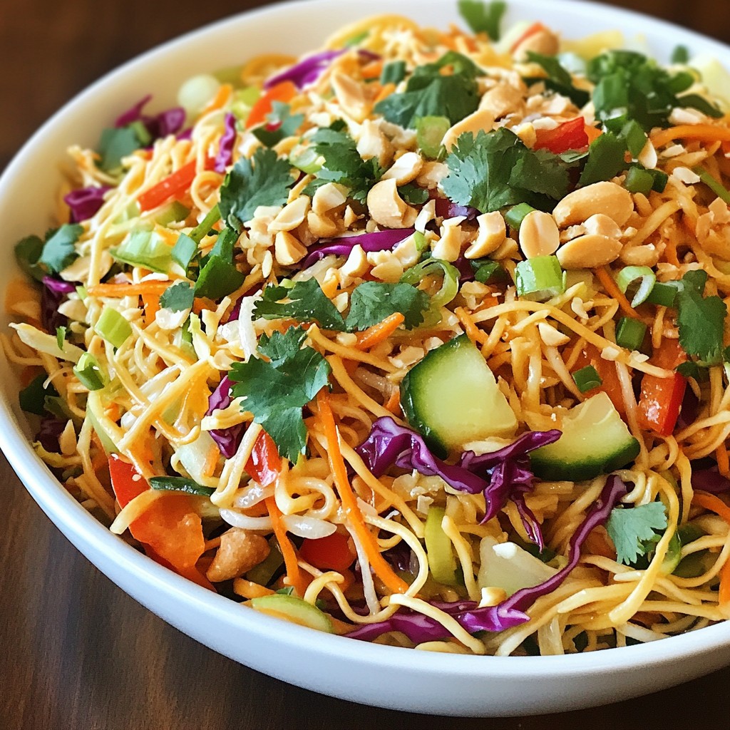 Peanut Sesame Noodle Salad Flavorful and Simple Recipe