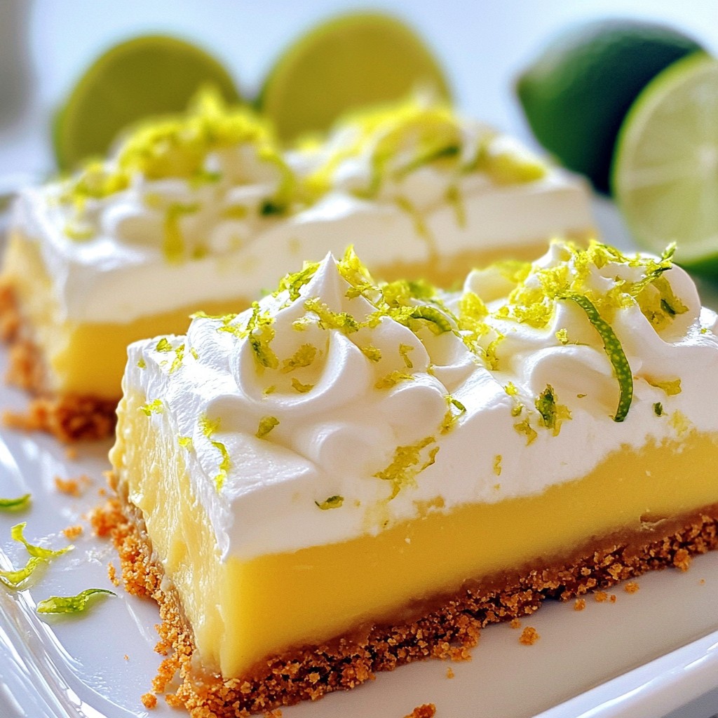 Delicious Key Lime Pie Bars Simple and Easy Treat