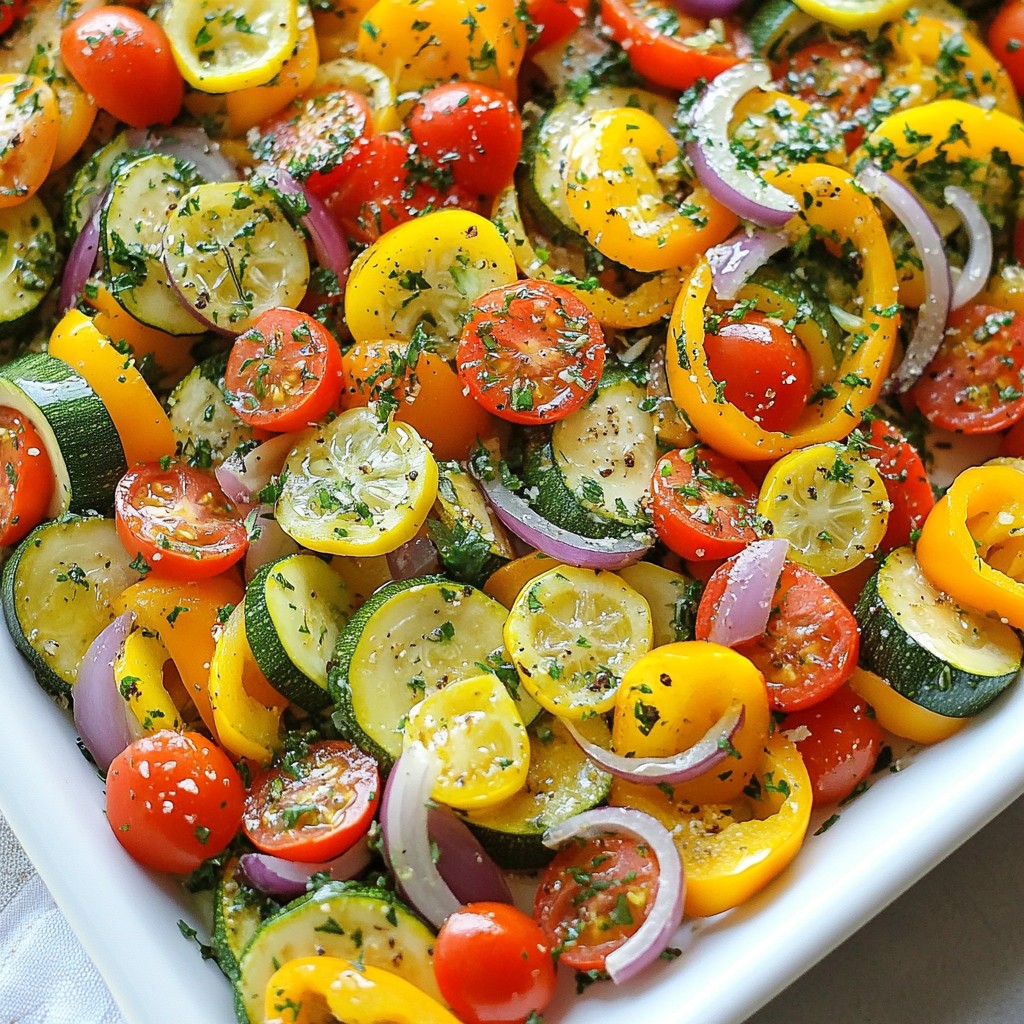 Sheet Pan Lemon Garlic Vegetables Simple and Savory