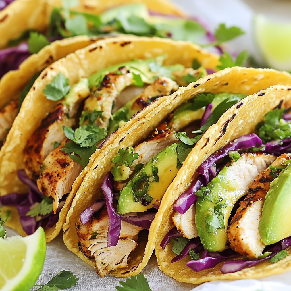 Jalapeño Lime Chicken Tacos Flavorful and Simple Recipe