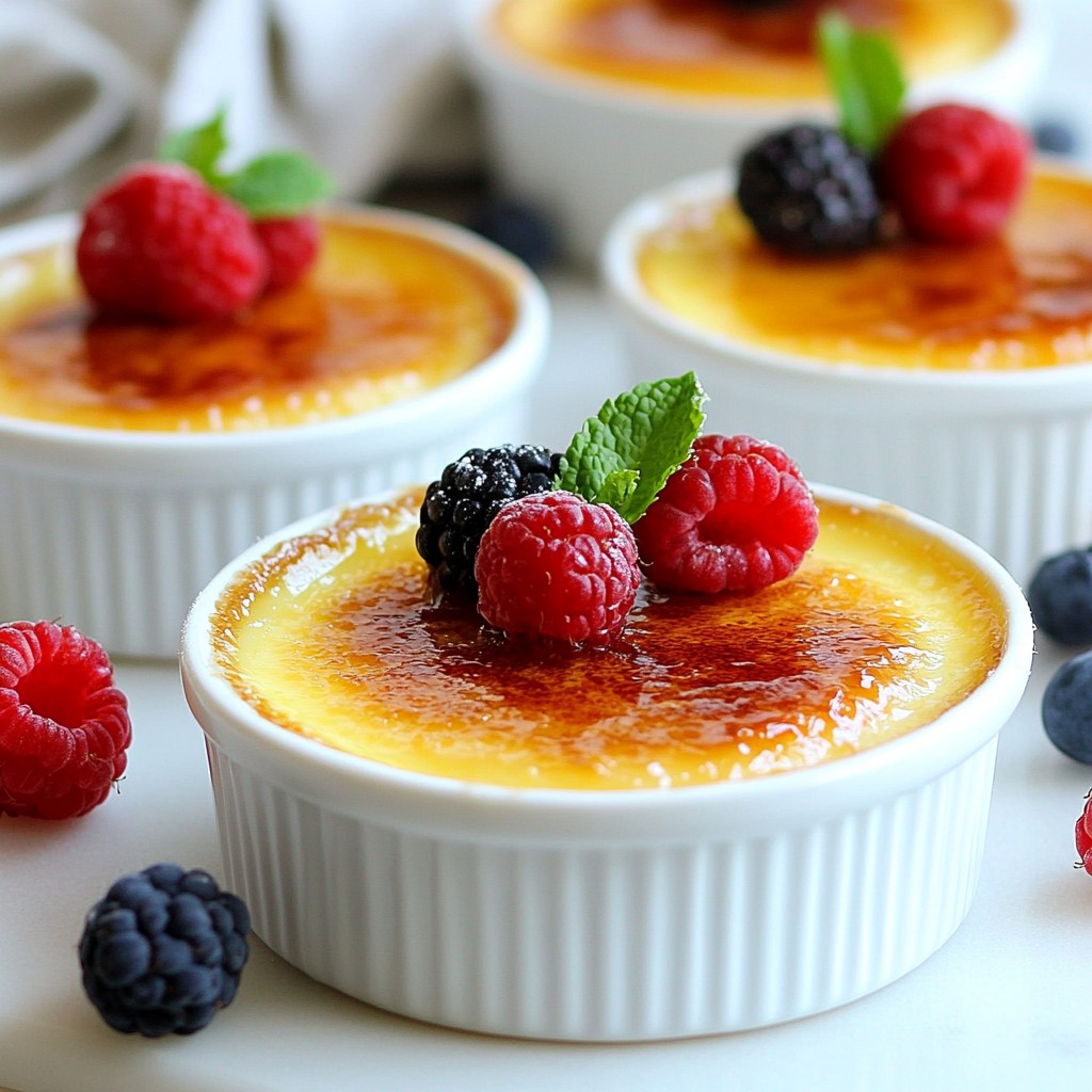 Vanilla Bean Crème Brûlée Delightfully Creamy Treat