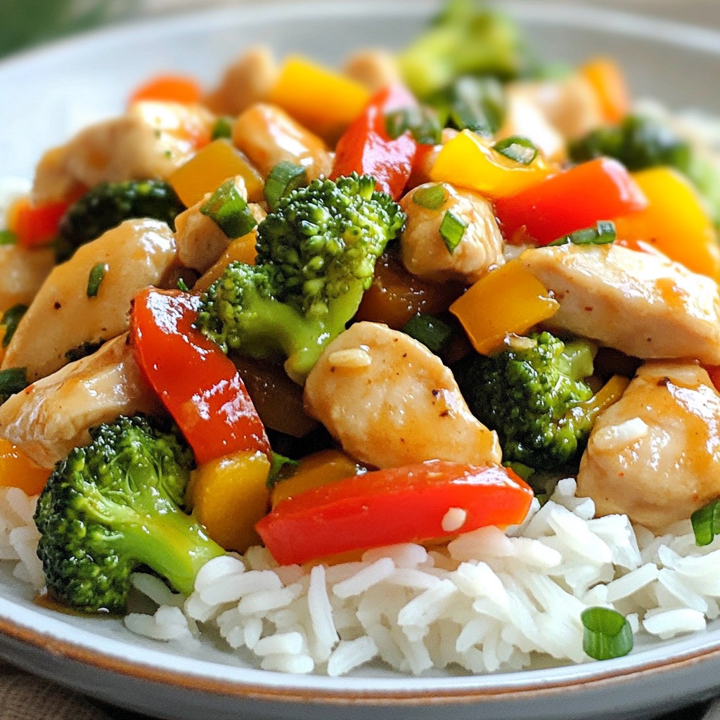 Sweet Chili Chicken Stir Fry Flavorful Quick Meal