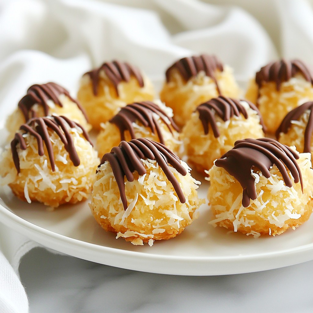 Chocolate Dipped Coconut Macaroons Simple Treat