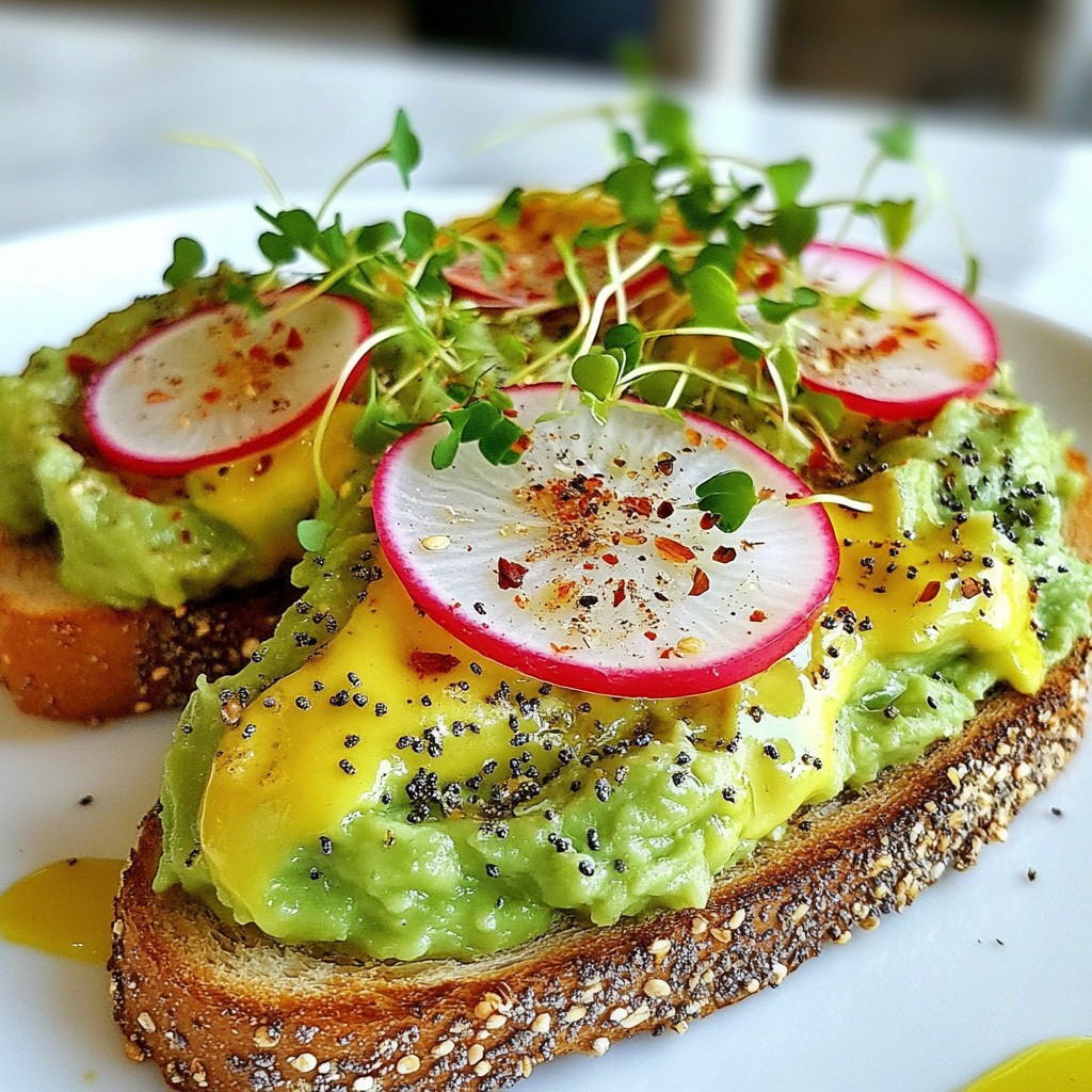 Avocado Toast with Everything Seasoning Simple Recipe