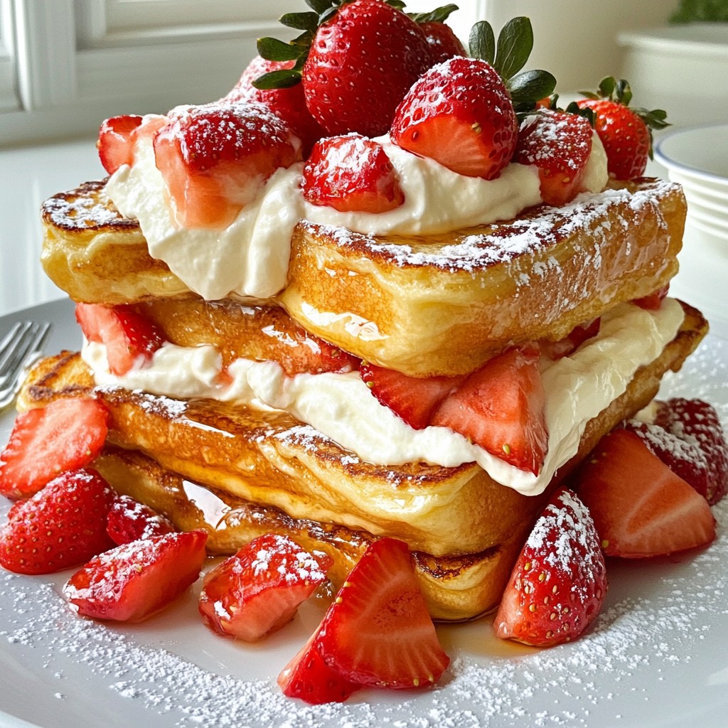 Strawberry Cheesecake French Toast Delightful Recipe