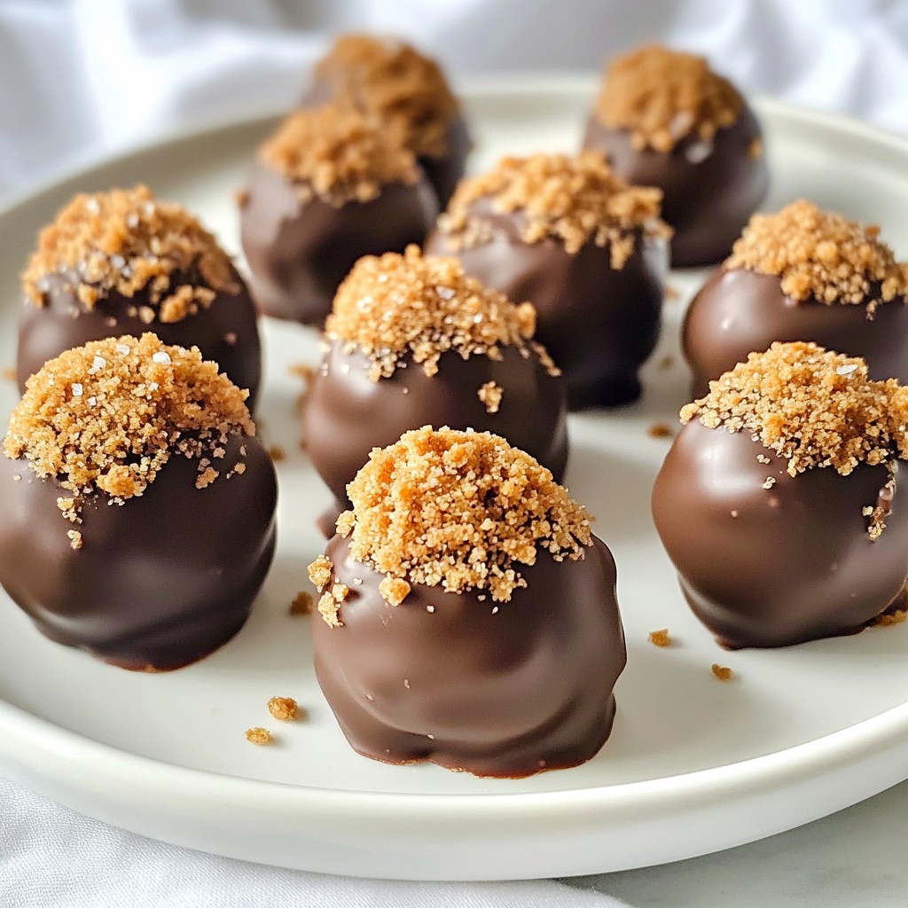Biscoff Cookie Butter Truffles Delightful Sweet Treat