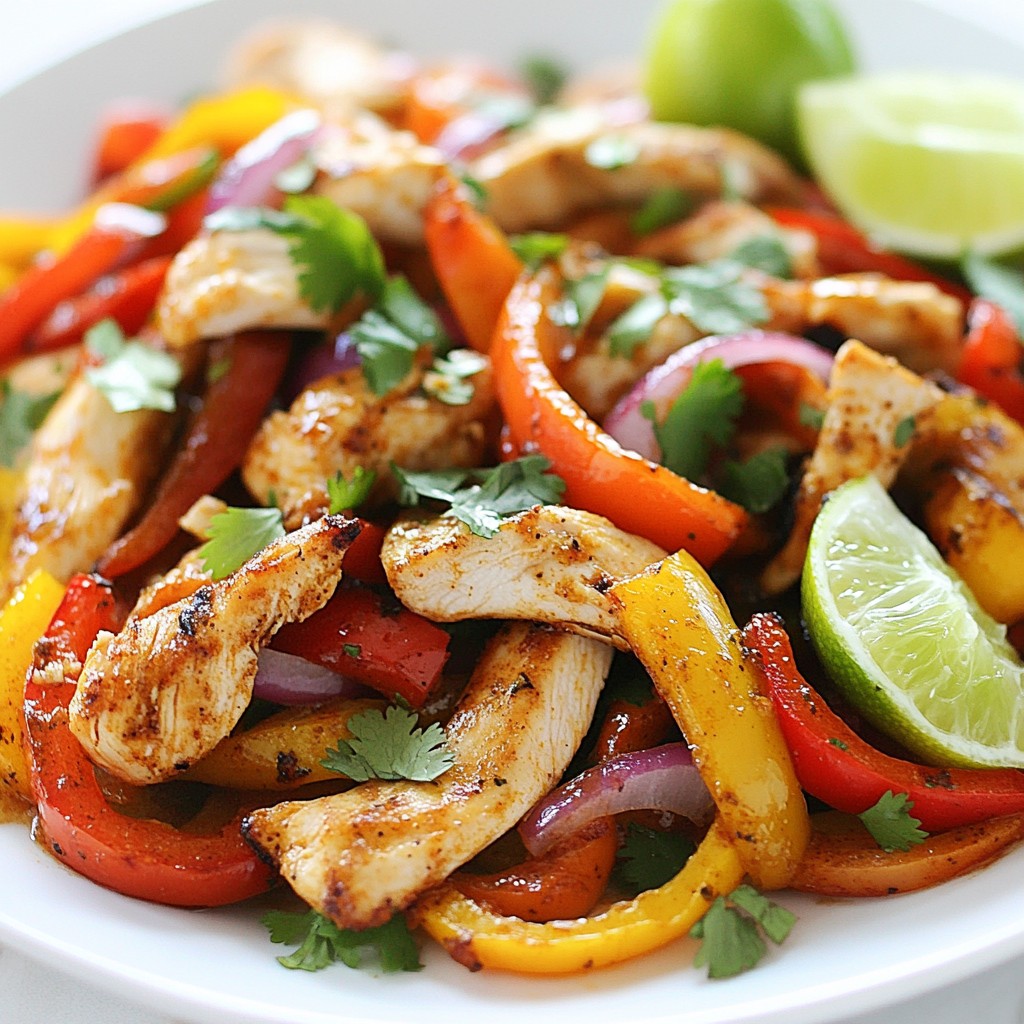 Chicken Fajita Sheet Pan Dinner Simple and Savory Dish