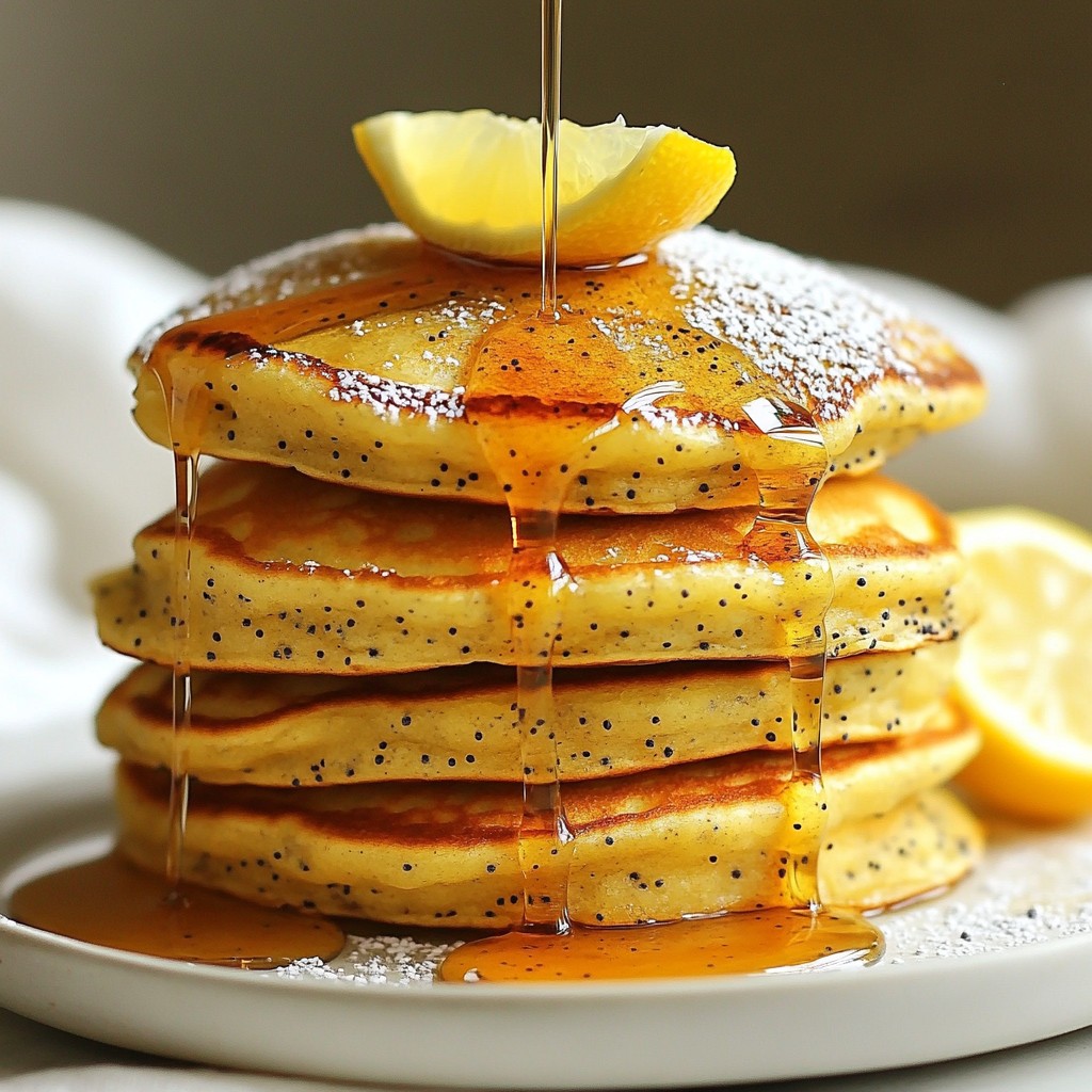 Lemon Poppy Seed Pancakes Delightful and Easy Recipe
