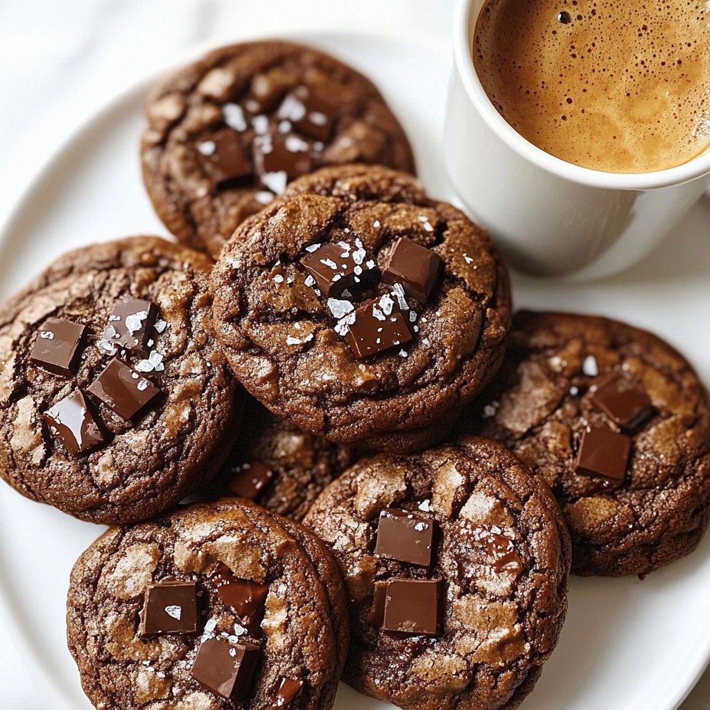 Chewy Chocolate Espresso Cookies Delightful Treat