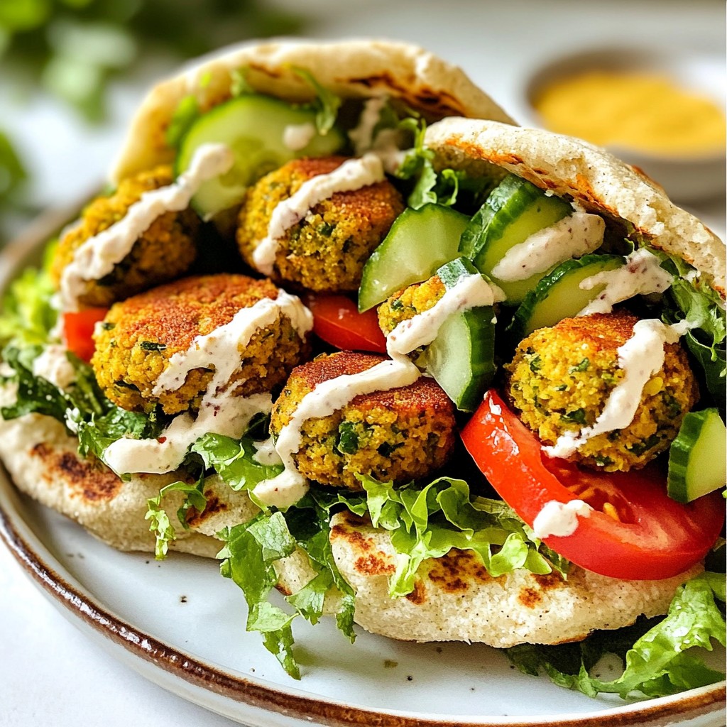 Air Fryer Falafel Pitas Crispy and Flavorful Delight