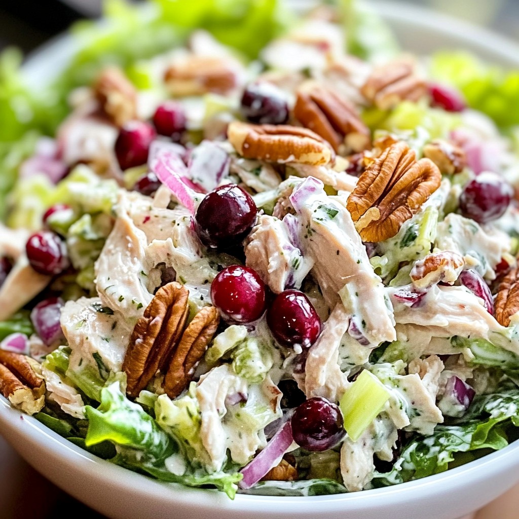 Cranberry Pecan Chicken Salad Fresh and Tasty Recipe