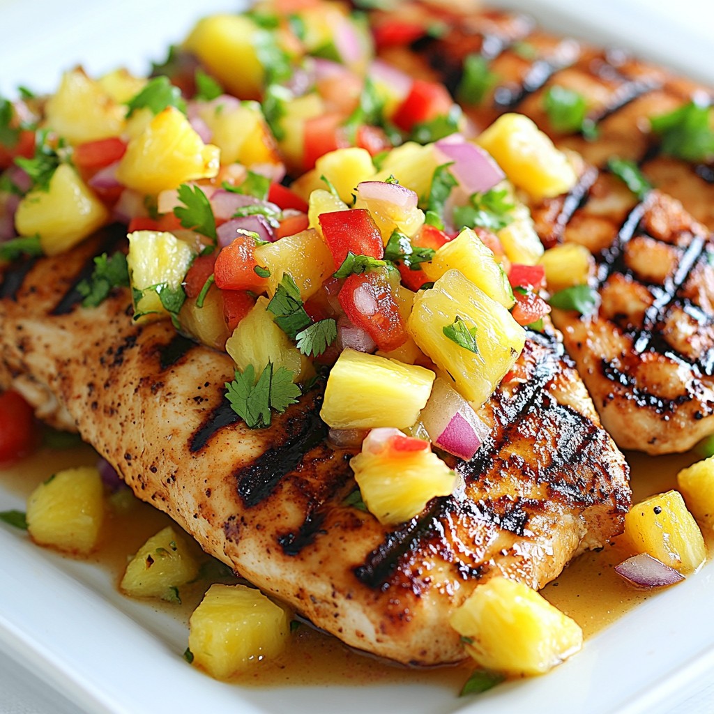 Pineapple Salsa Grilled Chicken Flavorful and Easy Recipe