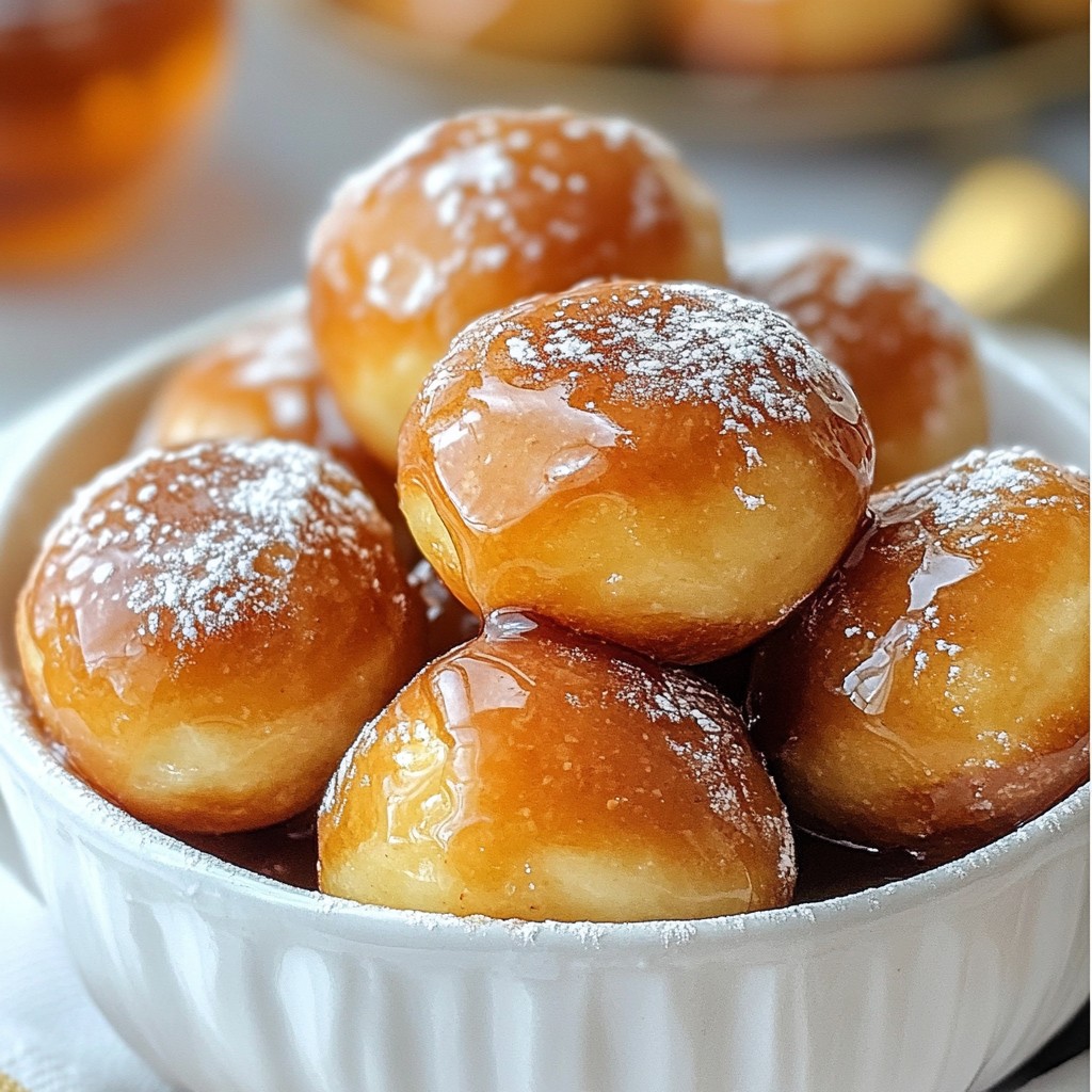 Maple Glazed Donut Holes Irresistible Sweet Treat