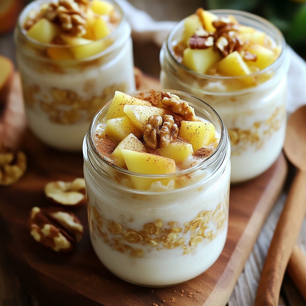 Apple Cinnamon Overnight Oats Energizing Breakfast Recipe