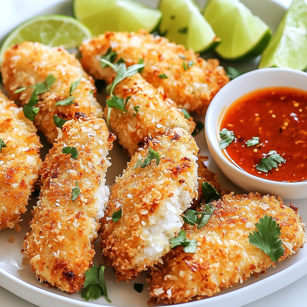 Coconut Lime Chicken Tenders Flavorful Family Meal