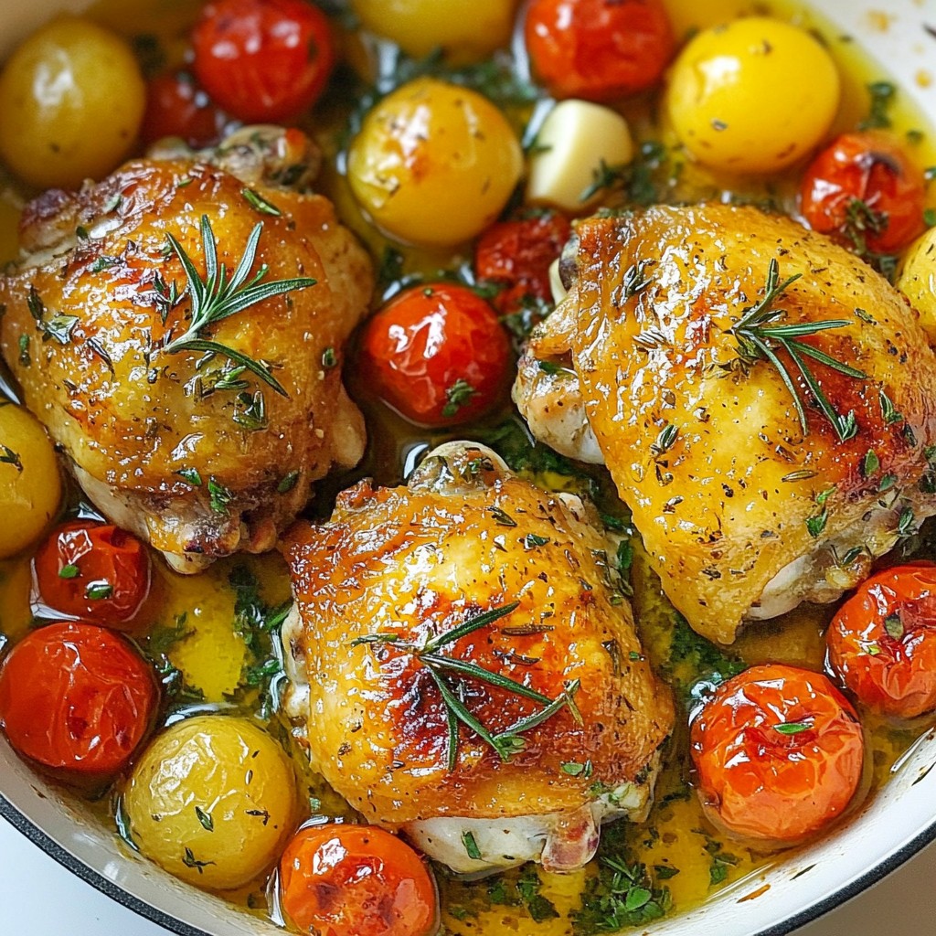 Herb Roasted Chicken Thighs Flavorful and Tasty Dish