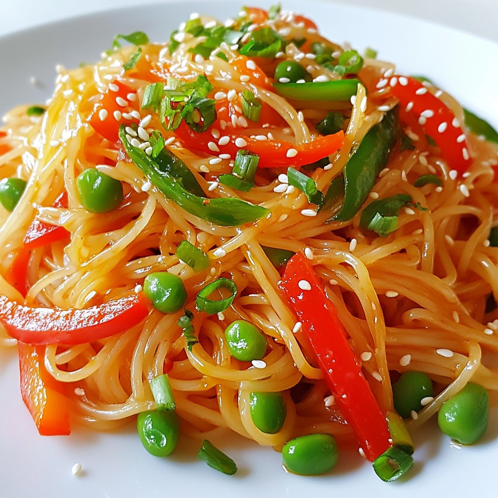 Spicy Garlic Noodle Stir-Fry Quick and Flavorful Meal