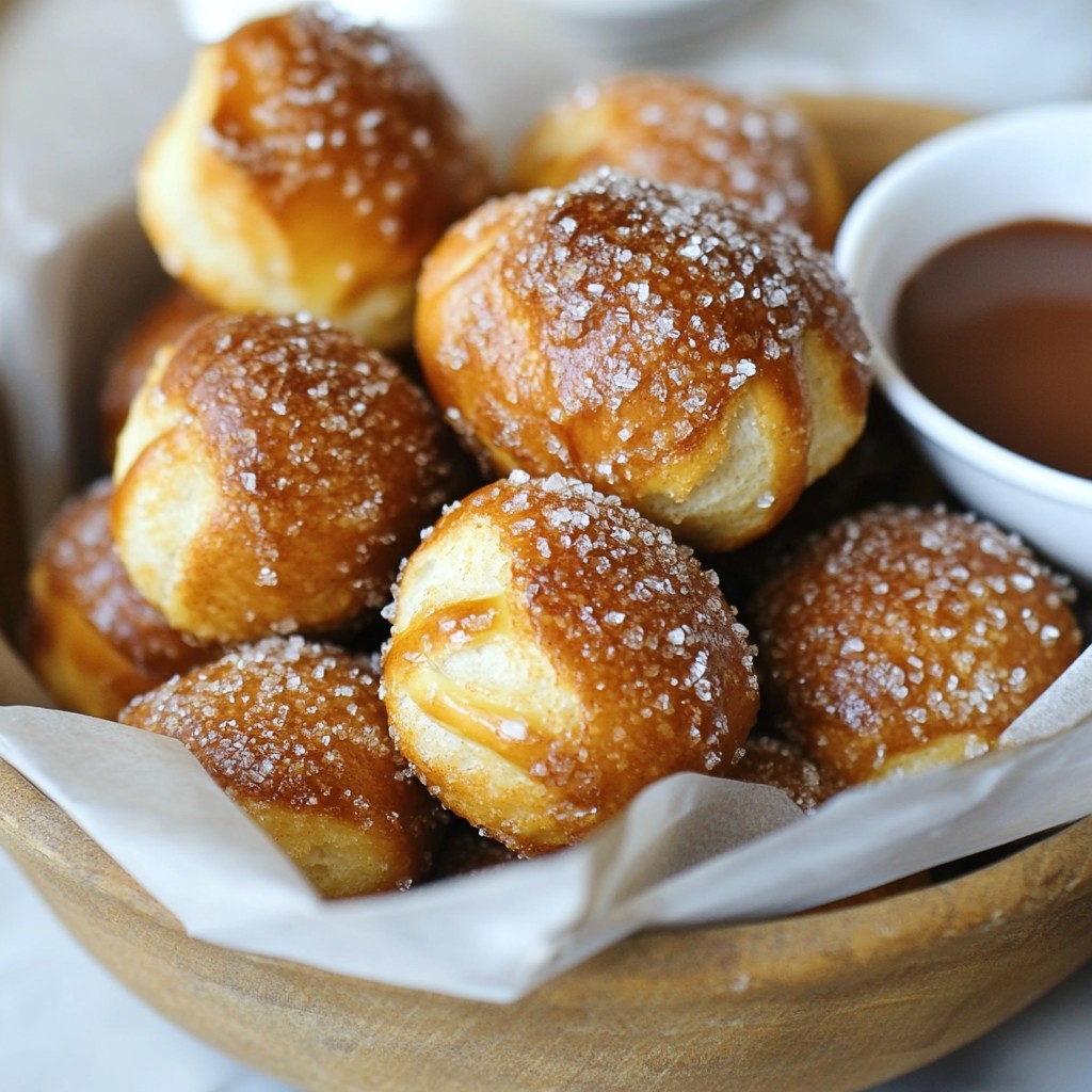 Cinnamon Sugar Pretzel Bites Easy and Fun Recipe