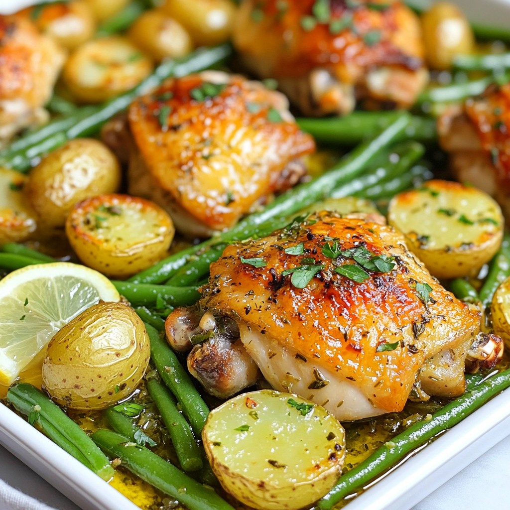 One-Pan Herb Roasted Chicken Thighs Simple Recipe
