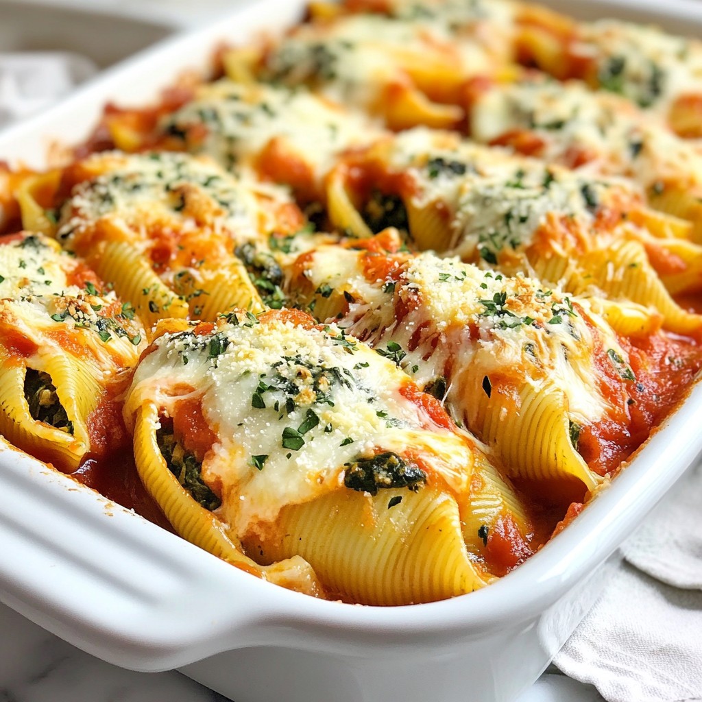 Spinach Ricotta Stuffed Shells Flavorful and Easy Recipe