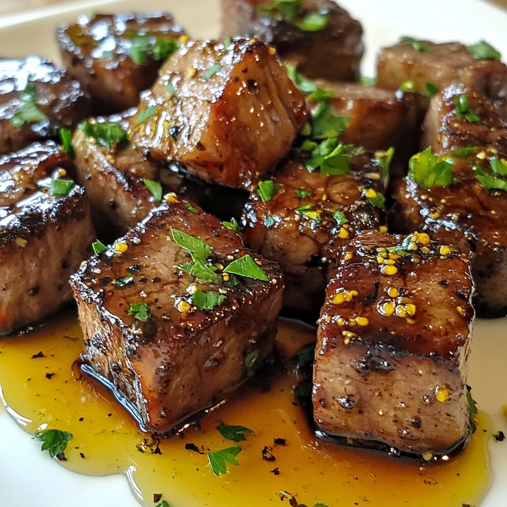 Balsamic Glazed Steak Bites Easy Flavorful Recipe