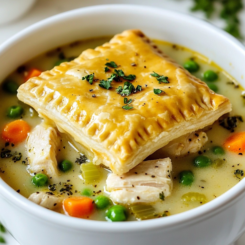 Chicken Pot Pie Soup Warm and Comforting Delight