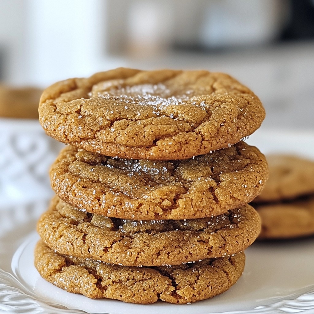 Chewy Ginger Molasses Cookies Irresistible Delight