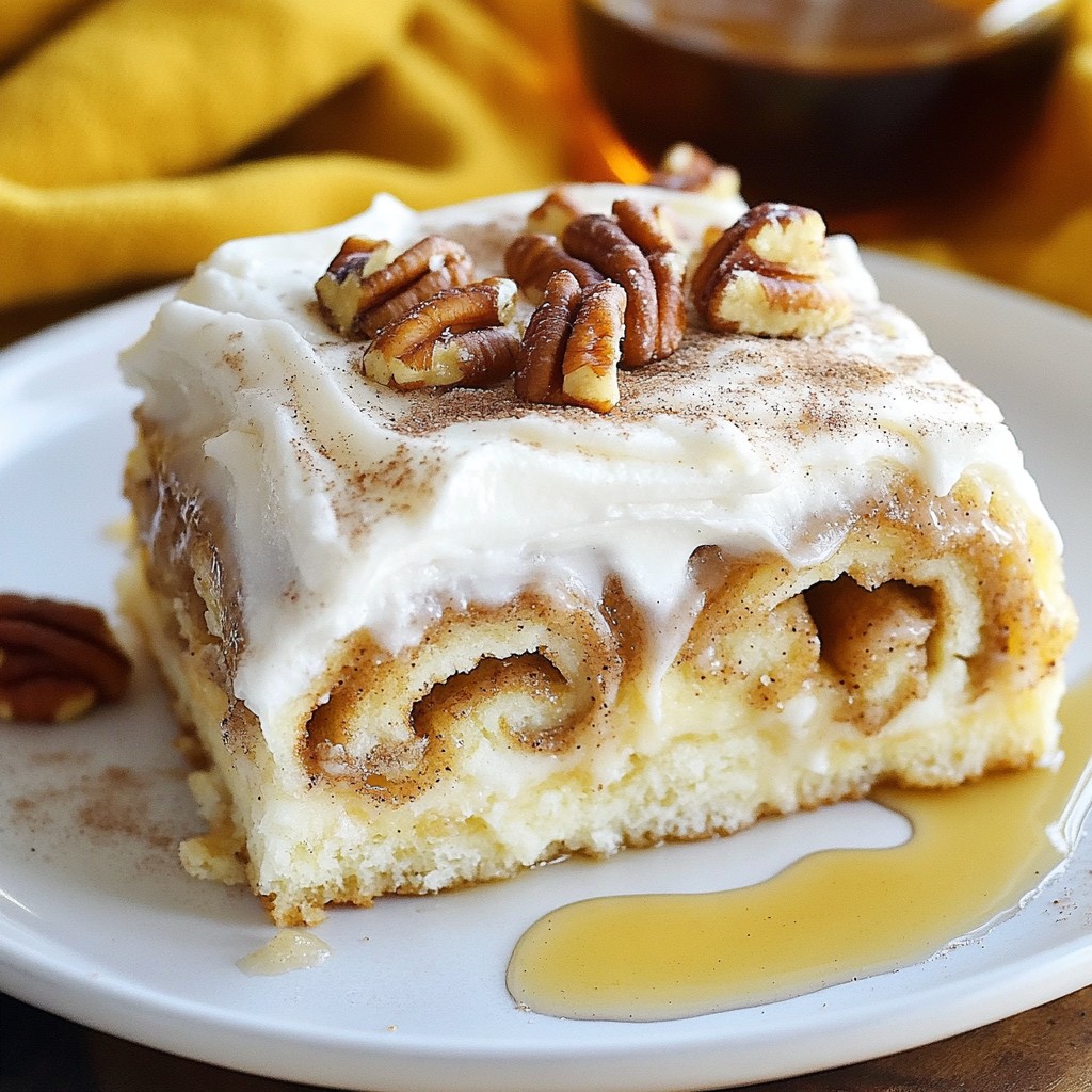 Cinnamon Roll Pancake Casserole Flavorful Breakfast Delight