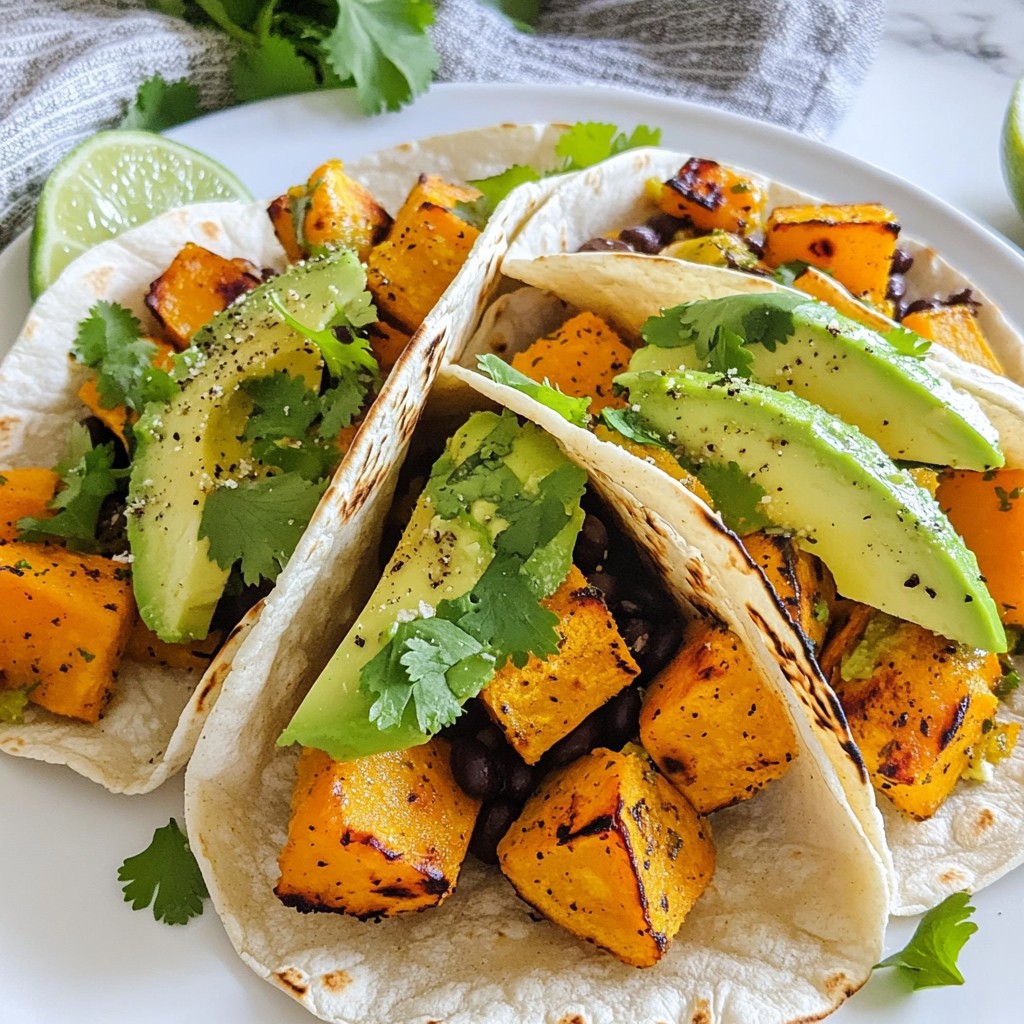 Sweet Potato Black Bean Tacos Flavorful and Simple