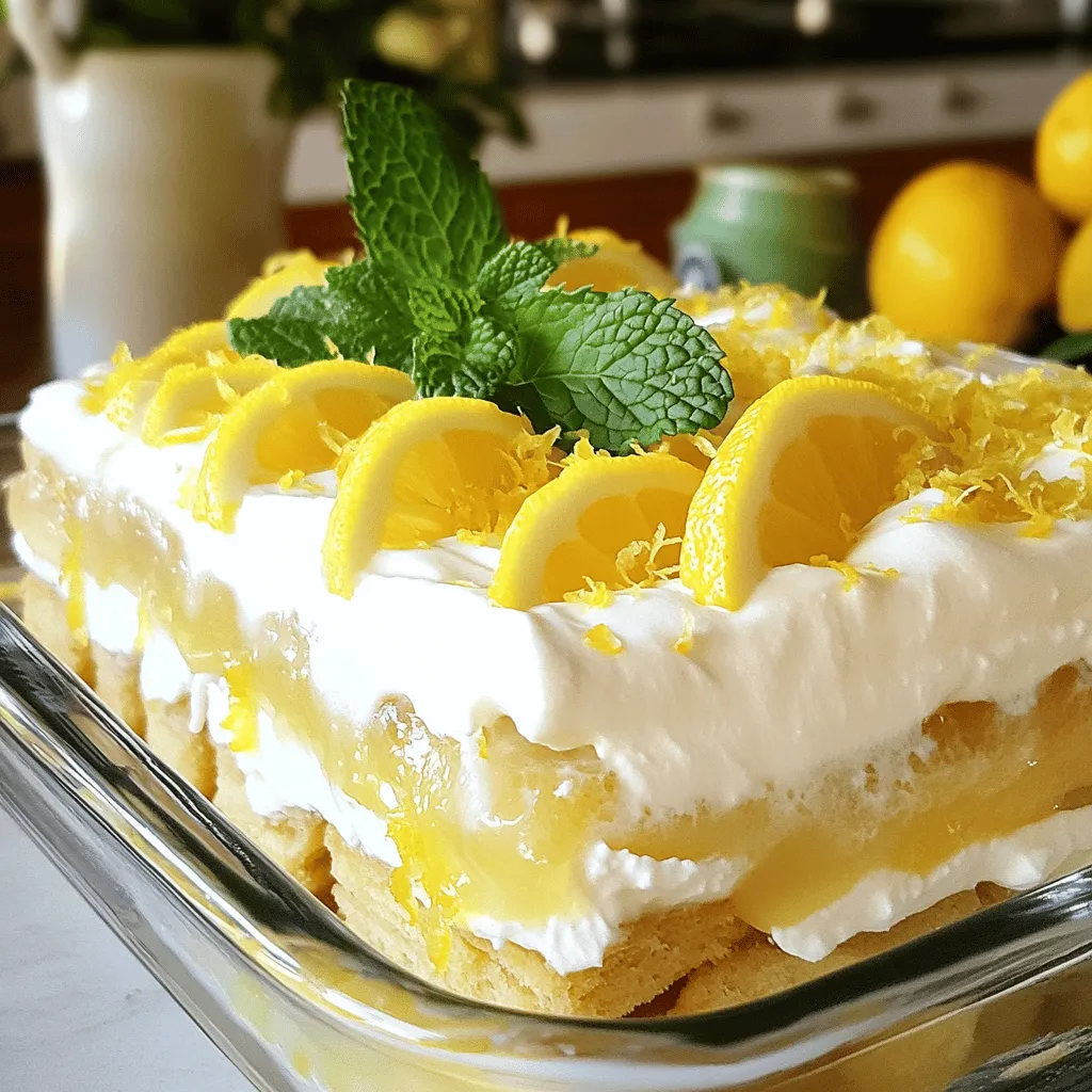 Lemon Tiramisu Delightful and Refreshing Dessert Recipe
